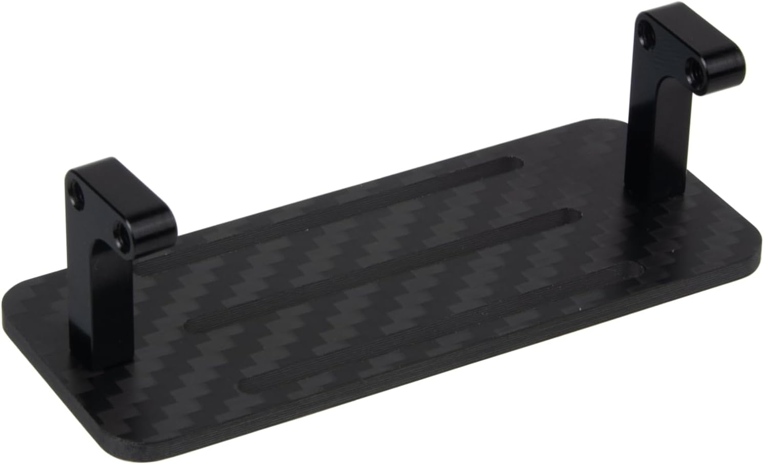 RC Car Carbon Fiber Battery Plate ESC Receiver Mount Battery Tray for 1/10 RC Crawler LCG Chassis GEN2 Axial SCX10 II 90046 90047 86100 Upgrade