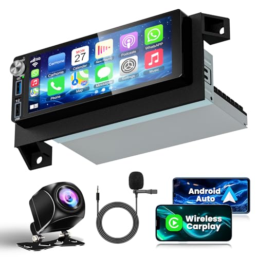 4G+64G Android 13 Car Radio for Dodge & Chrysler & Jeep (1990-2000), 6.2''Touch Screen Stereo with Wireless CarPlay, Android Auto, GPS Navigation, Bluetooth5.2
