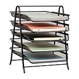 Photo Gallery mind reader 5tpaper-blk, vaschetta portacorrispondenza a 5 livelli, nero Photo Gallery mind reader 5tpaper-blk, vaschetta portacorrispondenza a 5 livelli, nero