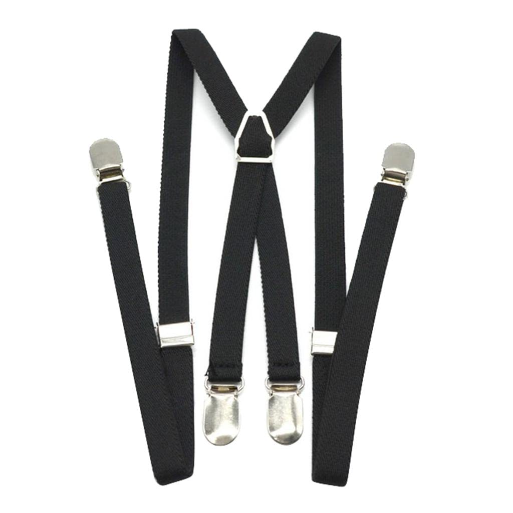 Men X Back Suspender Adjustable Strap Non-slip 4 Clips Trousers Pants Braces|Clothing Shoes & Accessories | Mens Accessories | Suspenders Braces-image-21