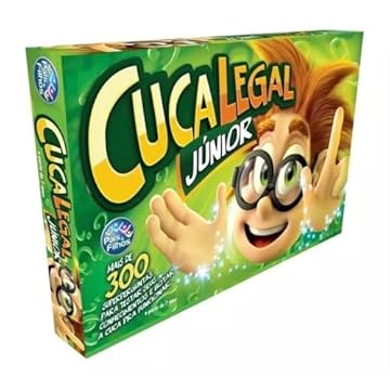 Jogo de Tabuleiro Cuca Legal Júnior Infantil 300 Perguntas