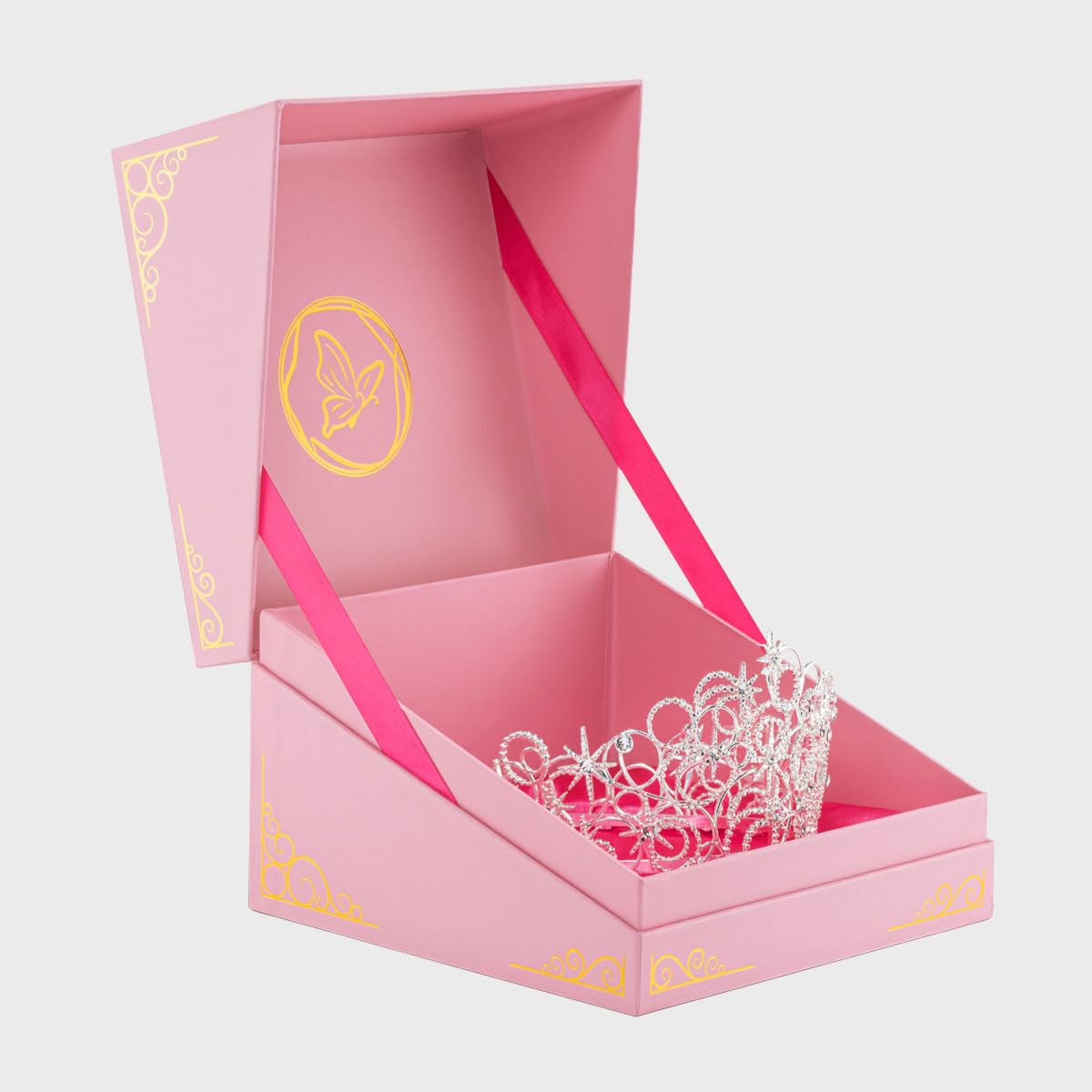 Wicked Glinda Bubble Crown in Collector Box by The Noble Collection, Silver - Image 2