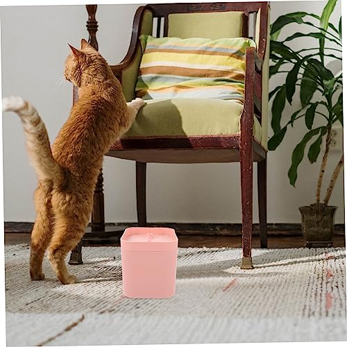 Fuente automática para gatos color rosa elegante miniatura 6