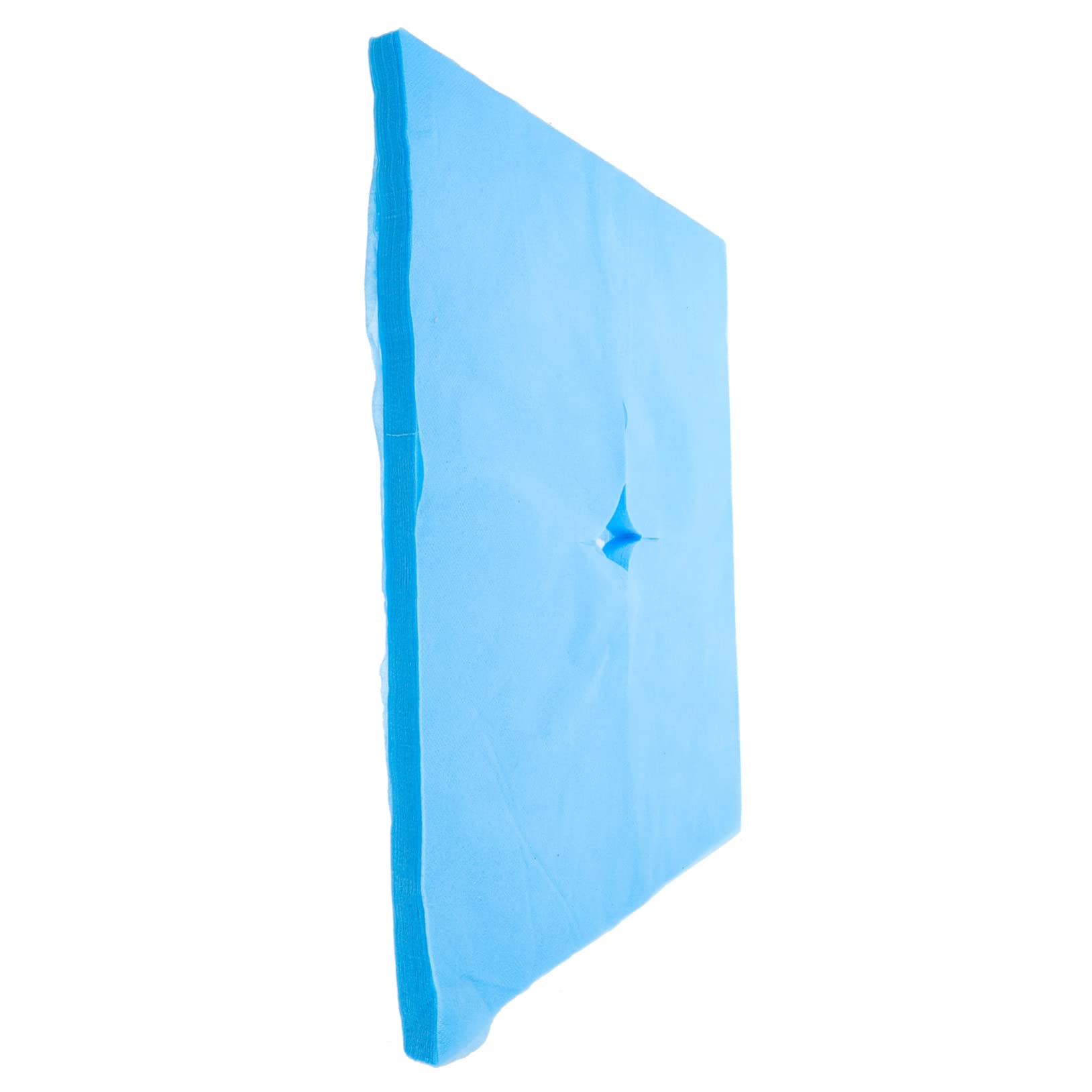 Beavorty 100Pcs Massage Table Covers Soft Non Woven Headrest Cushions with Hole for Spa and Beauty Salons Comfortable Breathable Design for Enhanced Client Experience