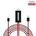 aceyoon Lightning to HDMI Adapter Plug and Play 1080P for iPhone Mirroring HDMI Cable AirPlay TV Cord Support iPhone iPad