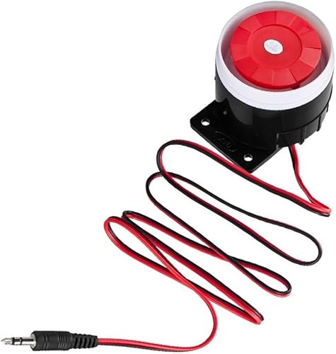 Miniatura 8 de Indoor Wired Alarm Siren with 120dB Loud Sound at 12V DC, Piezoelectric Buzzer for Enhanced For home Security Protection