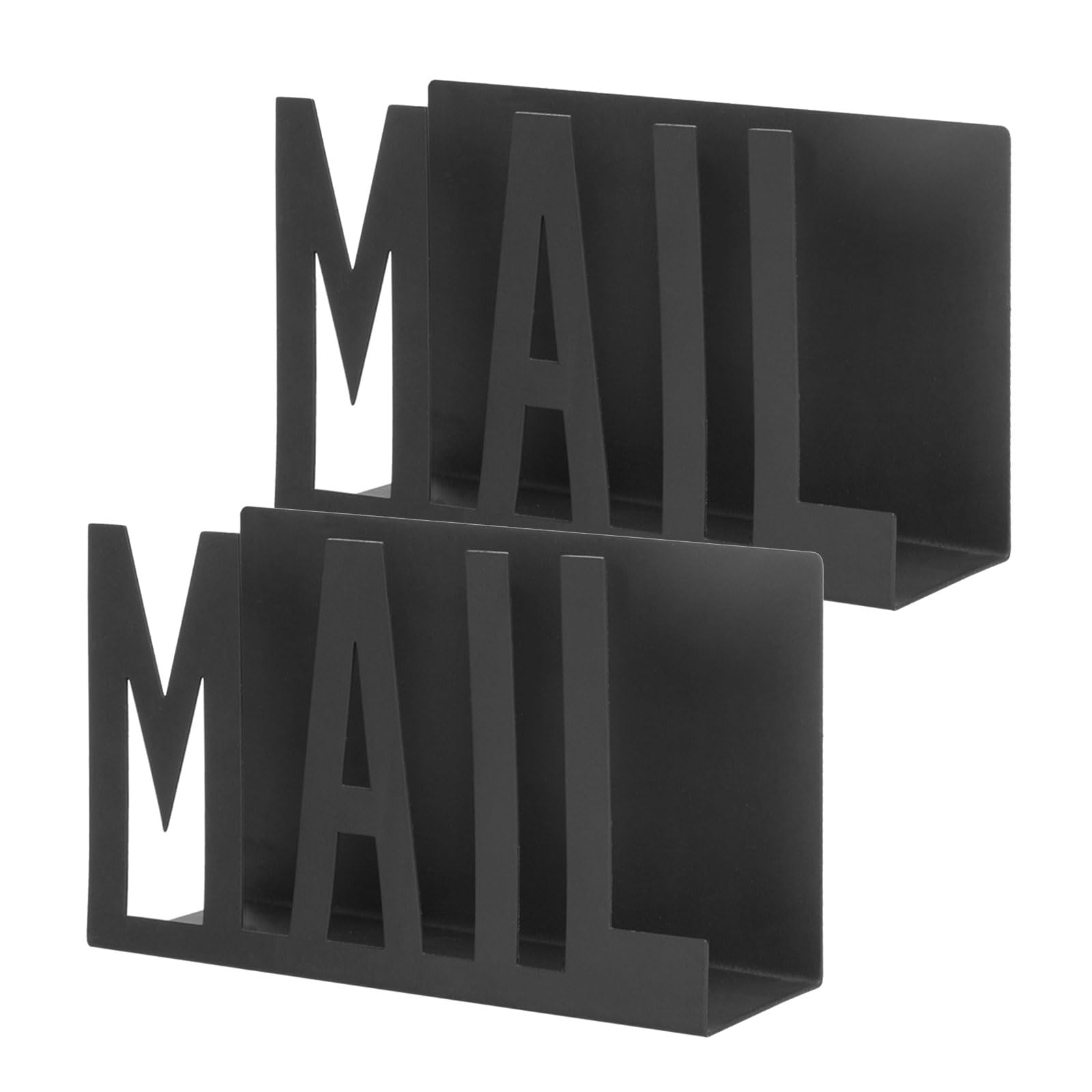 Oxxggkao Metal Mail Holder Iron Desktop Letter Sorter Efficient Envelope Stand Home Countertop Document Management Rack Iron Mail Organiser