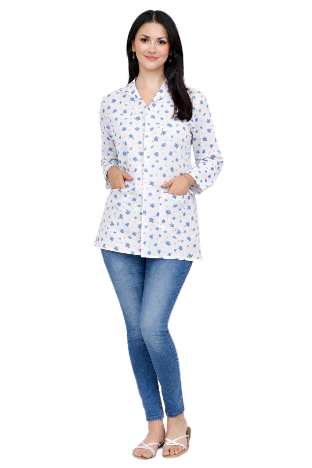 Summer Coat for Women, Cotton, Lightweight, Long Sleeve, Regular Fit, lightweight summer coat (Design May Vary)-picture-54