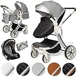 SICHERHEIT: Optimale Sicherheit durch: 5-Punkt Sicherheitsgurt, Sicherheitsbügel, Fußbremse, feststellbare Vorderreifen. Entspricht den EU-Richtlinien und ist geprüft nach EN1888:2012