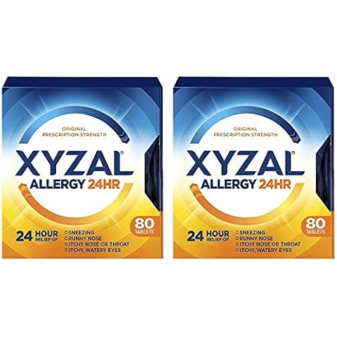 Xyzal Allergy Tablet, 80 Count, 2 Pack Cover