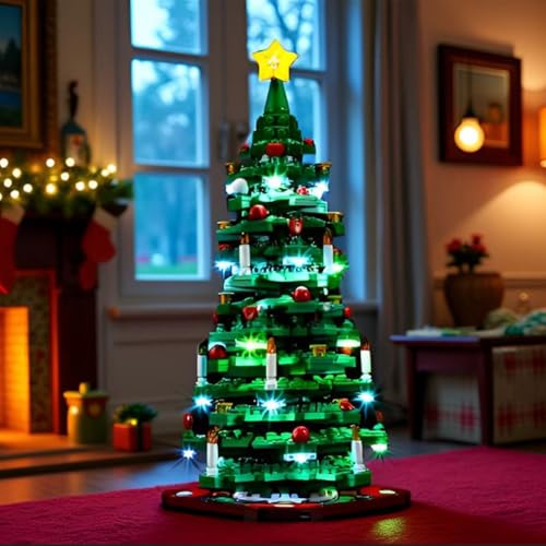 YEABRICKS LED Light for Lego-40573 Christmas Tree Building Blocks Model (Lego Set NOT Included)