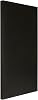 ATS Acoustics Sound Absorbing Microsuede Fabric Studio Acoustic Panel Wall Art 24 x 48 x 2 Square Edge Black