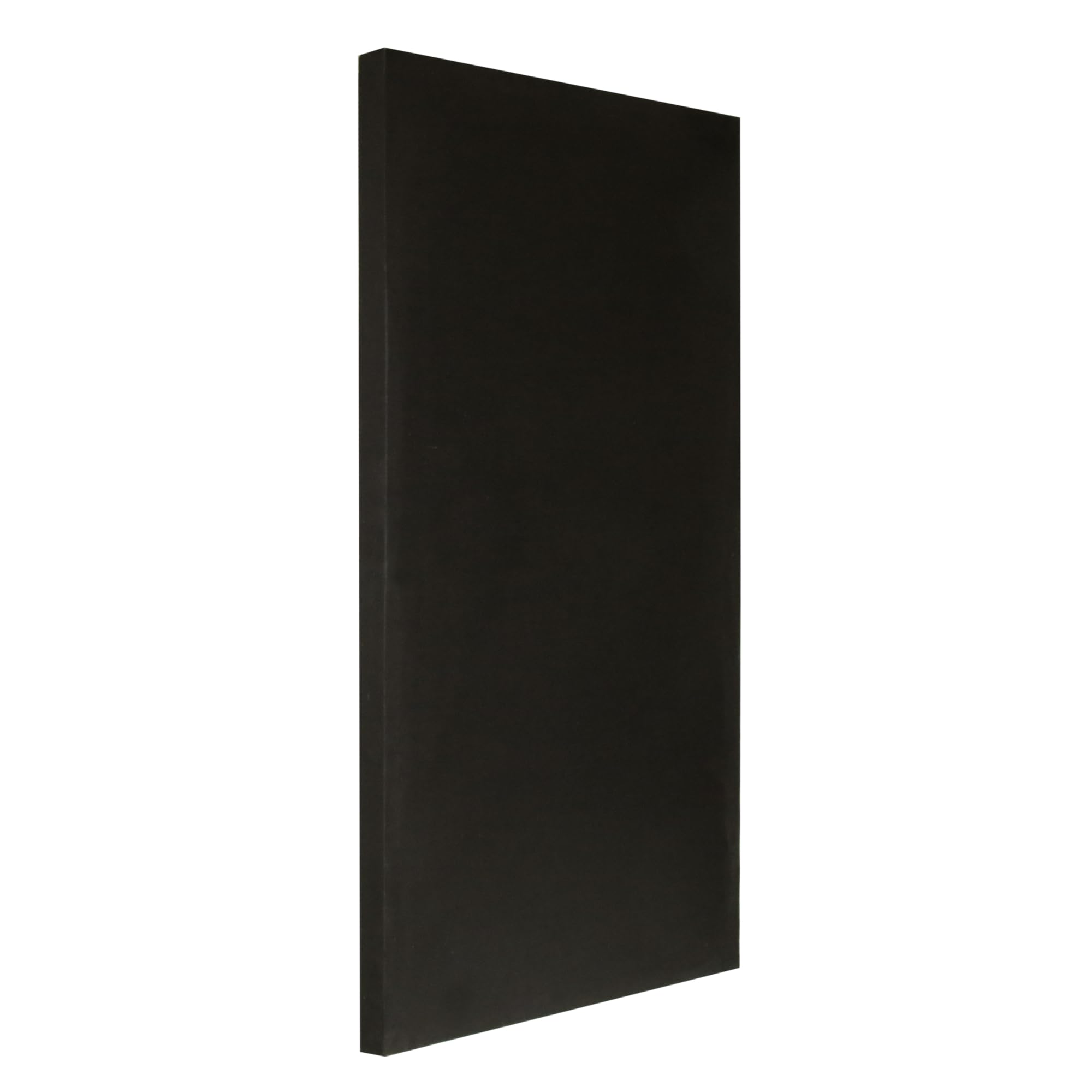 ATS Acoustics Microsuede Acoustic Panel 24" x 48" x 2" Square Edge (Black)