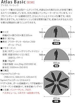 Amazon.co.jp: ヒルバーグ アトラス専用 フロアー HILLEBERG