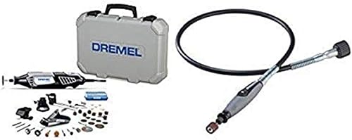 Kit para herramientas rotativas Dremel 4000-434 con fijación de eje flexible
