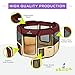 Zampa Dog Playpen Pop Up Portable Playpen for Dogs and Cat, Foldable | Indoor/Outdoor Pen & Travel Pet Carrier + Carrying Case