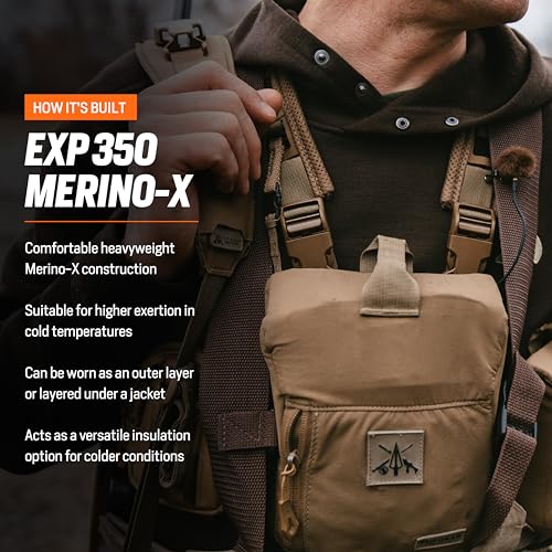 First Lite Men’s Furnace Hoody - Merino Wool Camo Hunting Fleece Pullover, Heavyweight Base Layer Hunting Gear For Men4