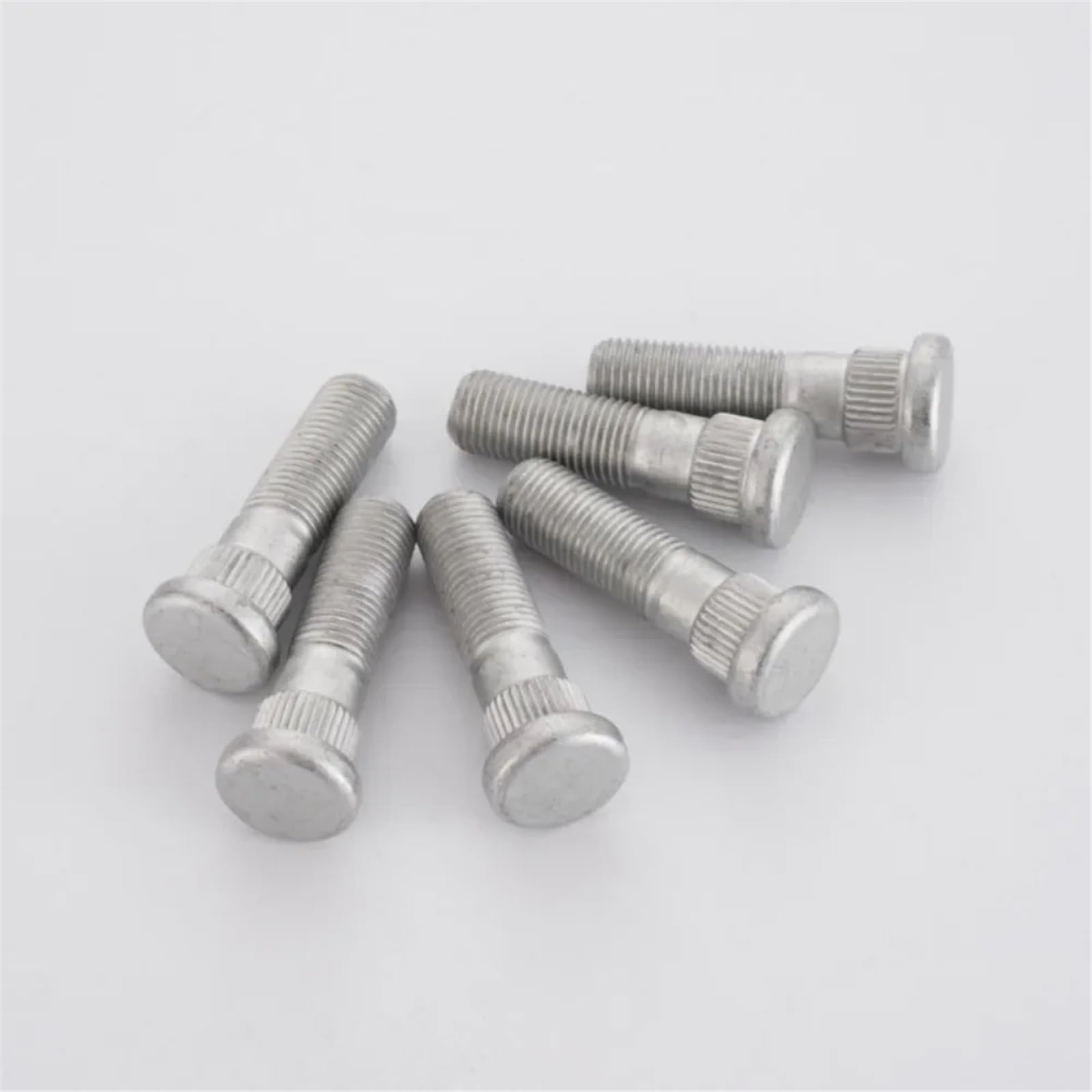 Radschrauben Kompatibel mit Nissan 6-teilige Radnaben-Keilschrauben Schraube M12 x 1,25 Keildurchmesser 14,3 mm Länge 48,5 51,5 mm Klasse 10.9