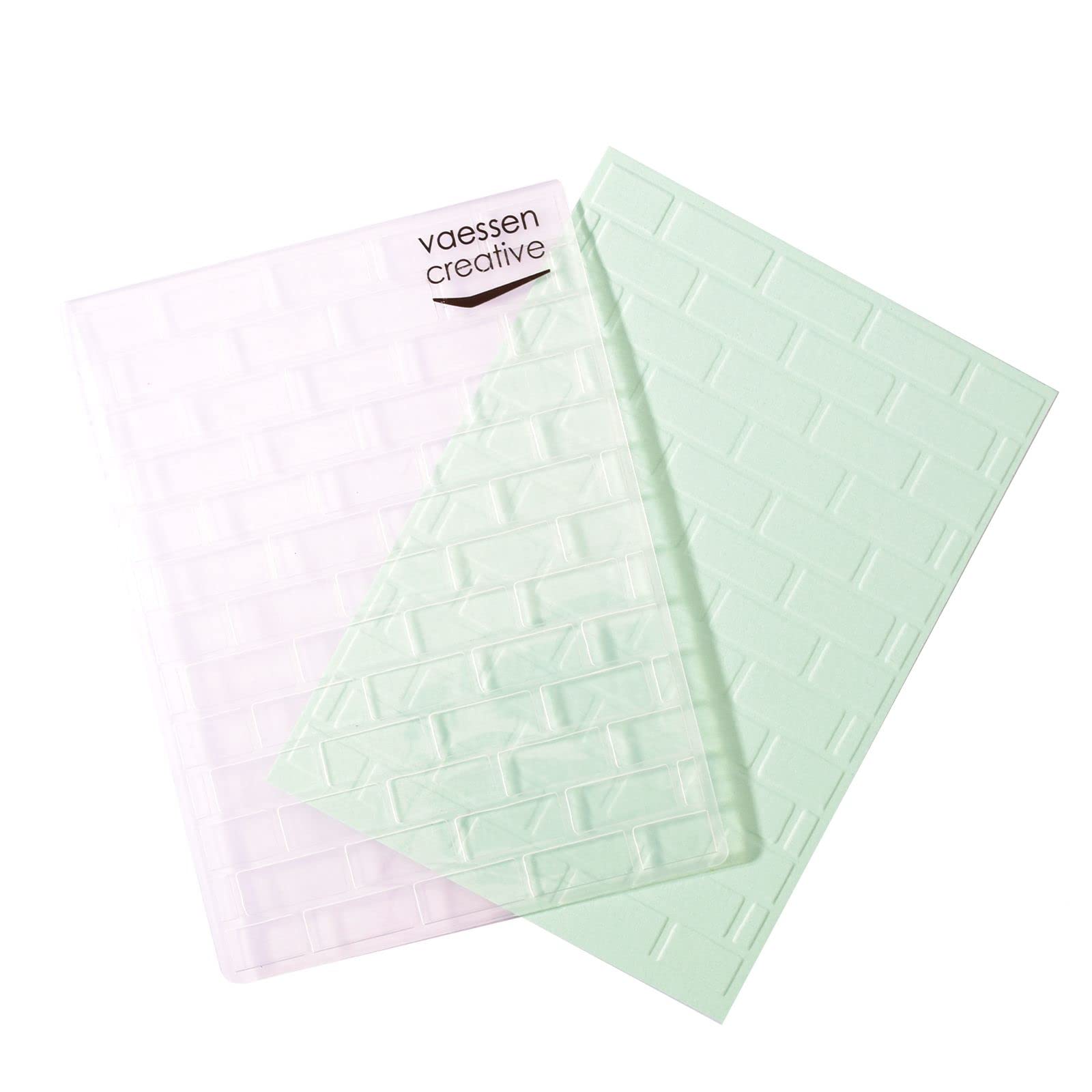 Vaessen Creative Carpeta de Embossing, Transparent, 14,6x10,8x0,5, 100605-008