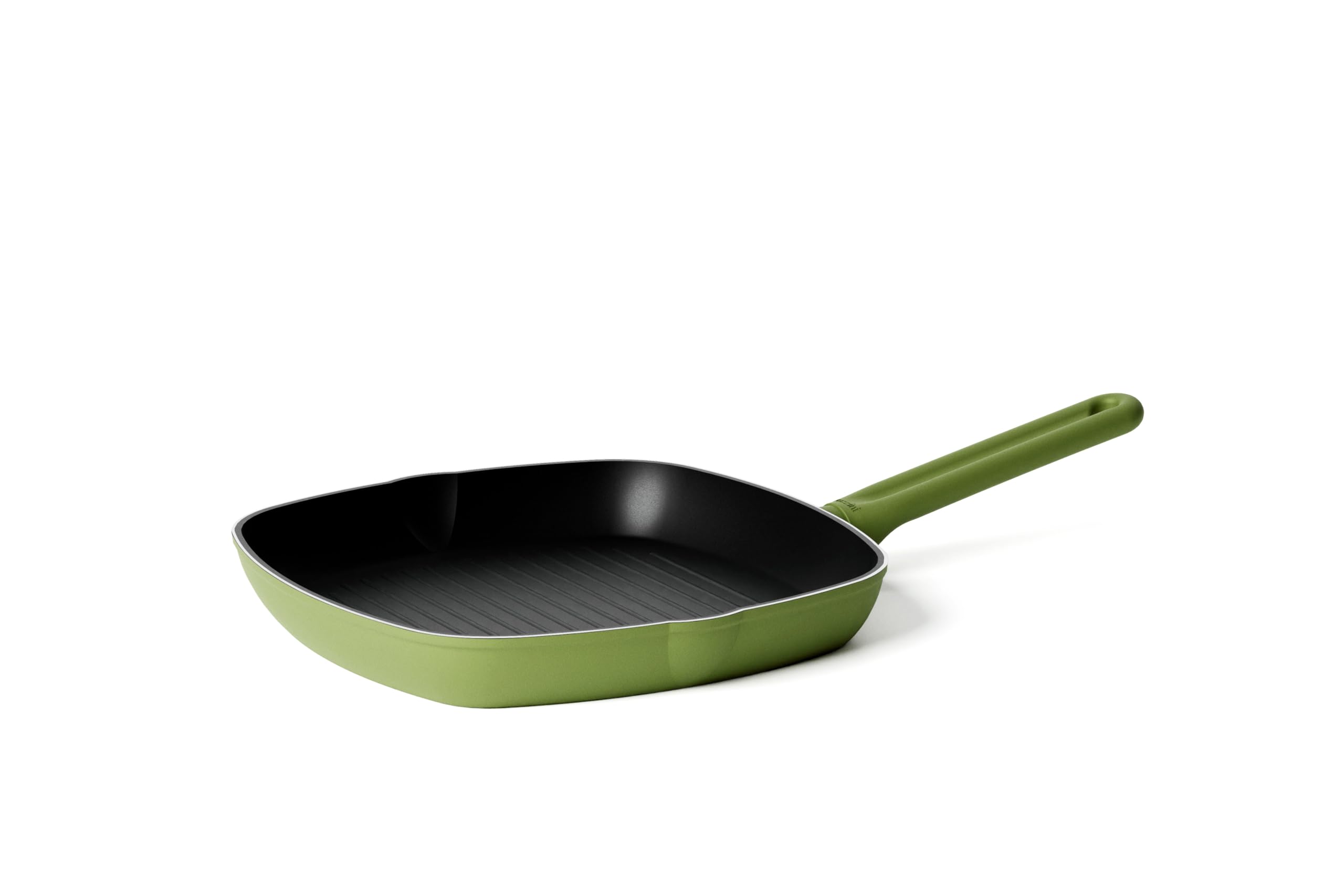 Guzzini - Cook&Color, Bistecchiera in Alluminio Forgiato con Rivestimento Ceramico, Manico Ergonomico - Verde Avocado - 096871253
