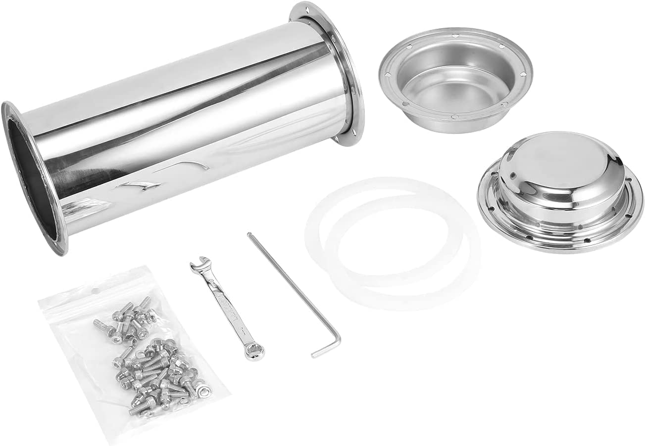 Capsule Temporelle Anti-corrosion Étanche 304 Acier Inoxydable Capsule Conteneur Durable pour Petite-fille Futurs Cadeaux de Remise de Diplôme (41,4 cm)