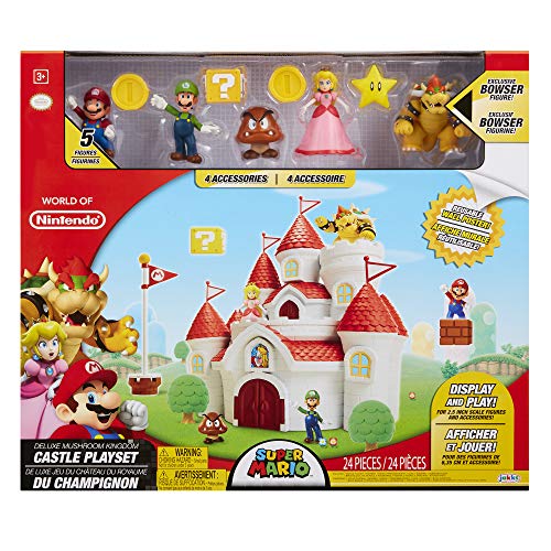 Castelo Deluxe Mushroom Kingdom, Super Mario, Candide, Colorido