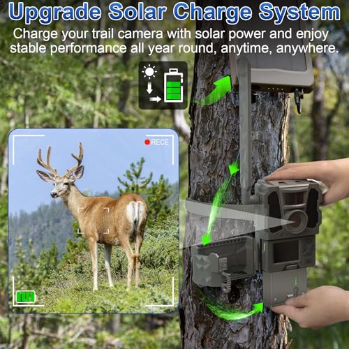 Image of Artman Rechargeable New Reveal Lipo Lithium Battery Pack for Trail Camera Reveal X Pro 3.0, Pro, X Gen 3.0, X Gen 2.0, X Ultra 3.0, SK, XB, X - Upgraded LED Meter and Solar Charging (1-Pack)