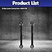 HAWK BROTHER 2pcs Rear Lower Control Arm Replacement for 2005-2010 JEEP GRAND CHEROKEE 2006-2010 JEEP COMMANDER 2008-2012 LIBERTY 2007-2011 DODGE NITRO Rear Suspension Kit with Ball Joint