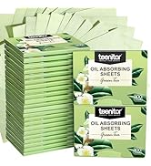 Teenitor 2400 Counts Oil Absorbing Sheets for Face, Oil Blotting Sheets for Face, Green Tea Oil A...