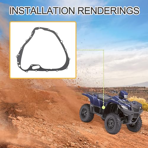 Image of GOOFIT Motorcycle Stator Cover Gasket Replacement for LTA700X King Quad LTA750XZ King Quad 2005-2013