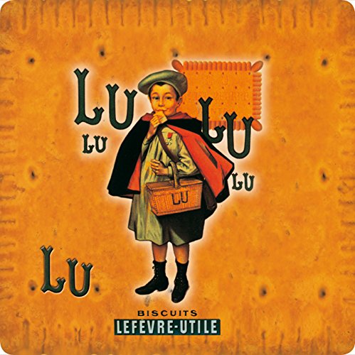 French Classics Cartexpo PL680 - Salvamanteles de Cristal, diseo de Galletas LU