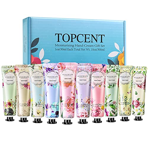 Moisturizer Hand Cream Set, 10PCS Plant Fragrance Hand Cream for Hand Care, Hand Lotion Enriched with Plant Essence More Conducive to Repair Anti Aging Anti Chapping, 30ml/Piecse (PACK OF 10)