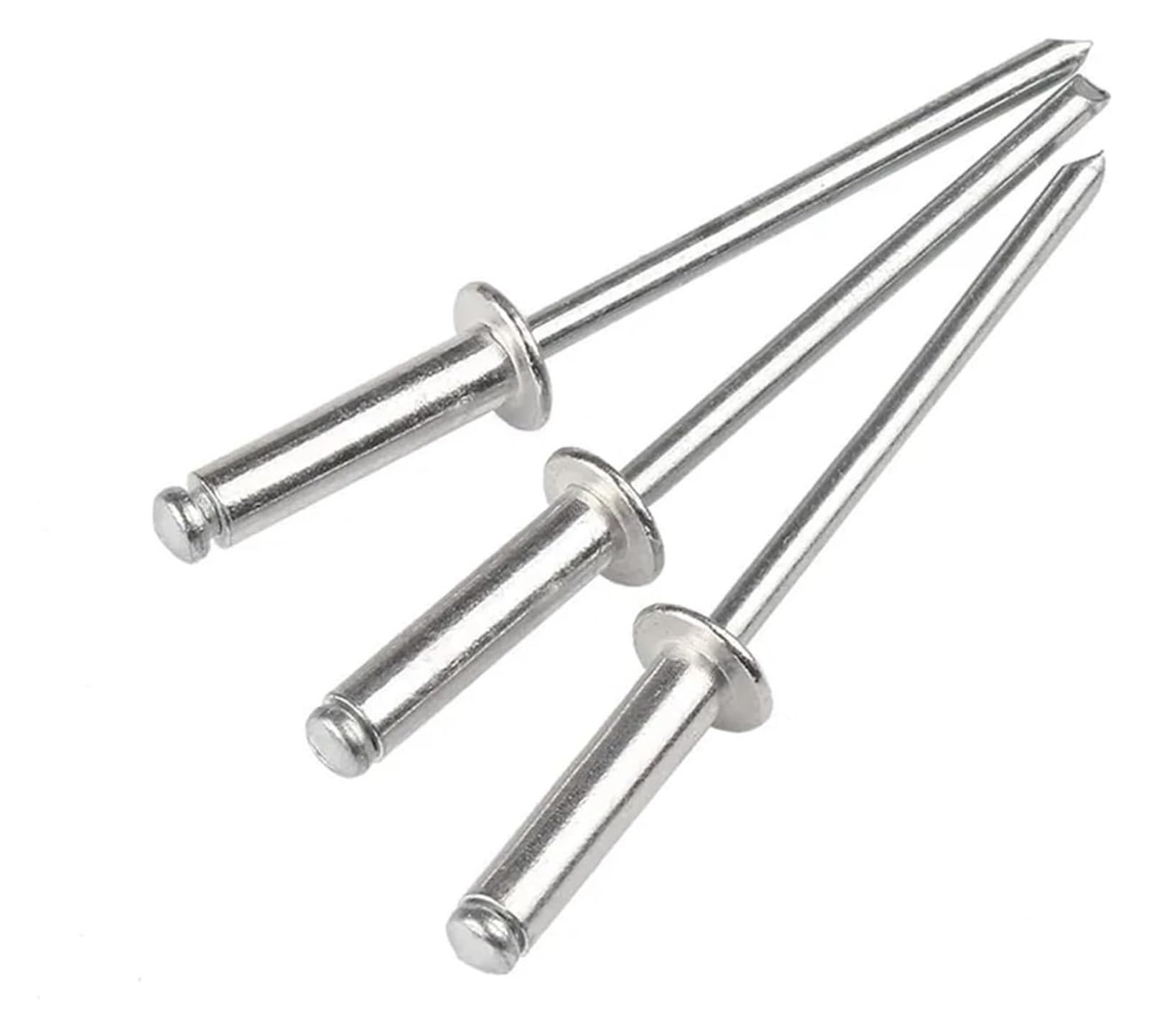 Rvets Rivetti ciechi con testa a rottura in alluminio M6, 6 mm x 10, 12, 16, 20 mm, rivetti a pressione(M6x10mm)