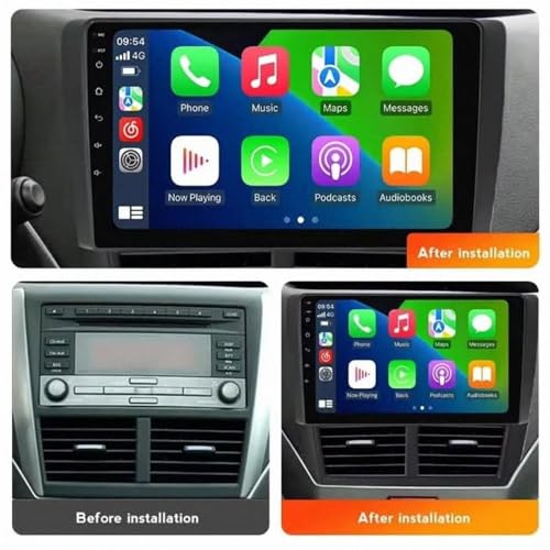 Radio de coche 2 DIN con pantalla táctil Incell para Subaru Forester y Impreza 2