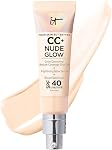 IT Cosmetics CC+ Nude Fondation Glow Lightweight + Sérum de soufflage avec SPF 40-1.08 fl oz