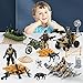 Mr.River US Army Men Action Figures Play Set, Toy Soldiers with Military Weapons Accessories for Kids Boys