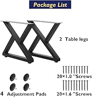 Vista 5 de Patas de mesa de centro de 16 pulgadas de alto, patas de escritorio de metal, base de silla de banco moderna industrial negra, forma triangular