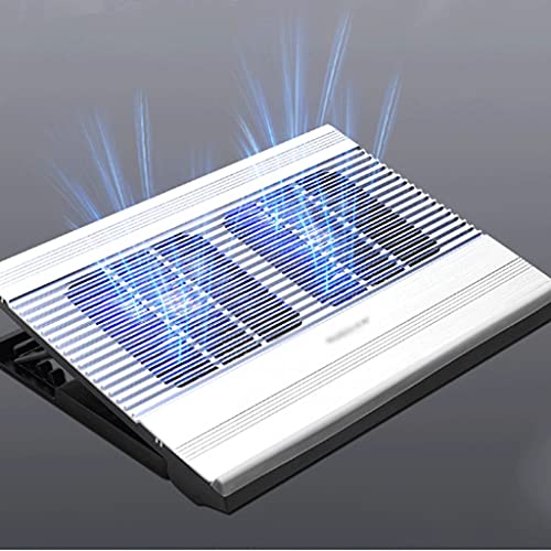 Base enfriadora para laptop con ventilador LED y control LCD miniatura 5