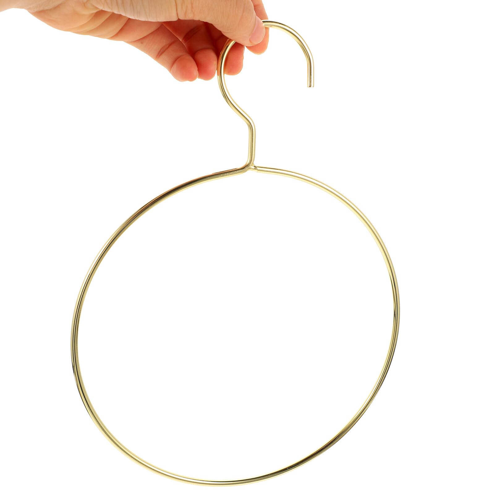 4 Piezas Organizador de Bufandas Metal Anillo Percha Ligera para Corbatas Cinturones y Pañuelos Soporte Multifuncional para Armario y Ropa Diseño Resistente y Versátil