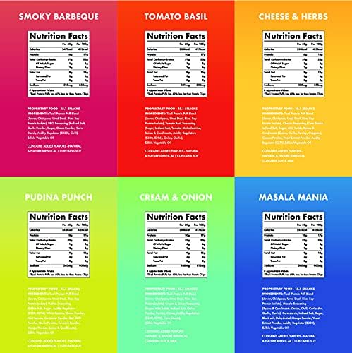 Image of Taali Jowar & Protein Puffs | 60 gm (Pack of 36) | Try All Flavors Pack | Healthy Roasted Tasty Snacks, Ready to eat | 100% Veg., Gluten free products,No Cholesterol, No Trans-Fat