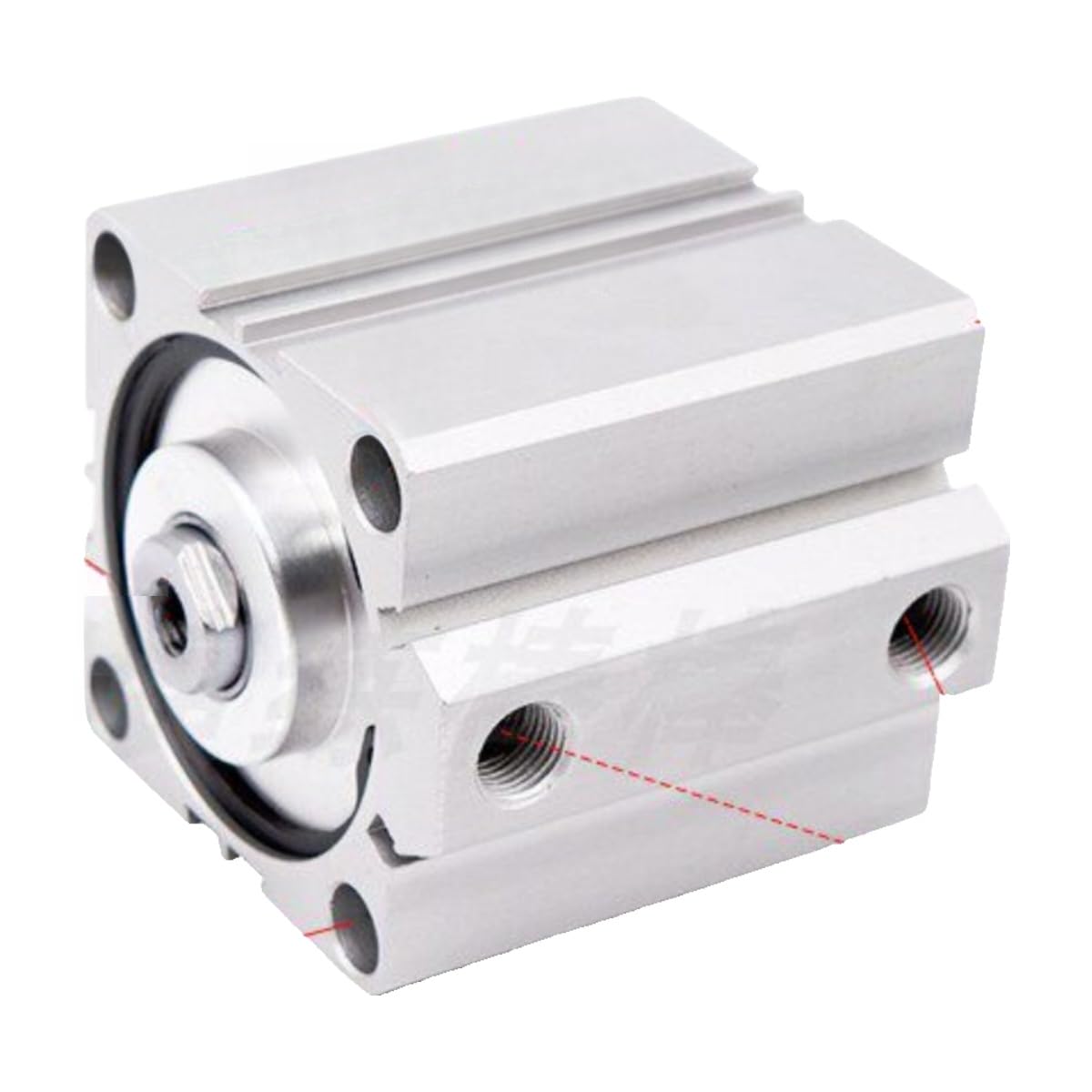 Vérin pneumatique SDA50X63 compact double effet et actionneur mince SDA80X40