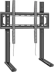 ININOSNP TV Station Desktop TV Station Base for TV de secretária, adequada para televisões de ecrã plano de 42 a 80 polegadas, com design de fivela com cordão