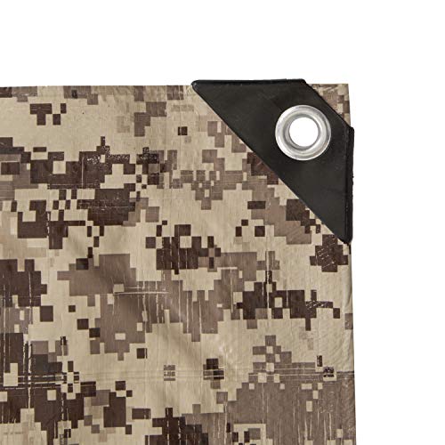 Stansport 4011102-SSI 8' x 10' Digital Camo Tarp - Desert - multi, N/A, Multi-coloured, 8 x 10 - Image 2