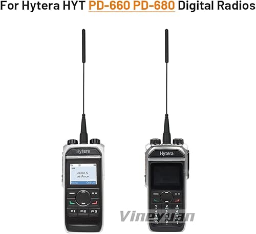 Miniatura 3 de Antena GPS UHF 400-520 Mhz para radios digitales Hytera HYT PD-660 PD-680 - 2 unidades