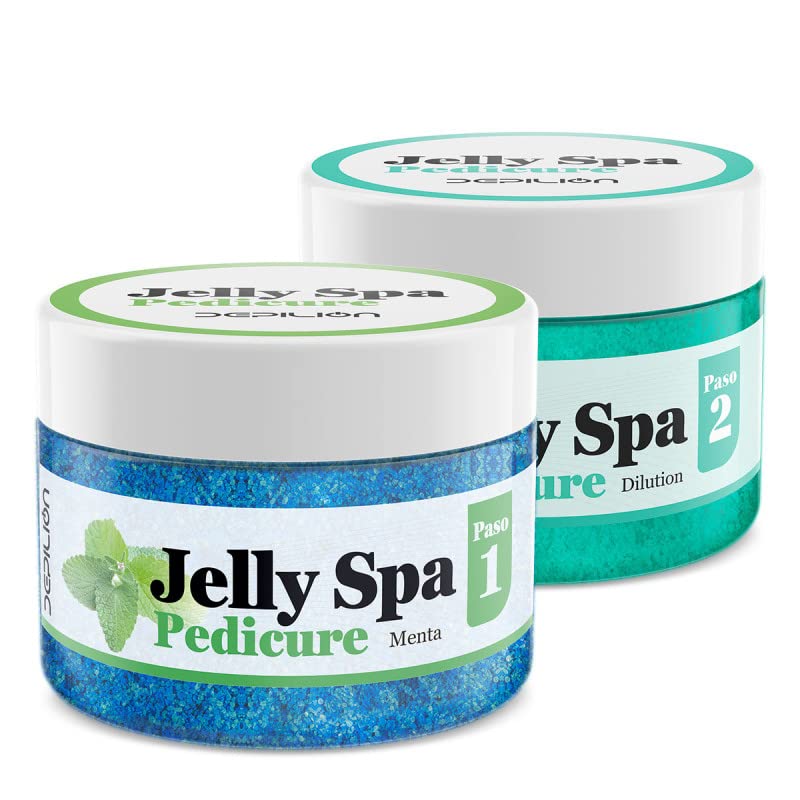 Pack Jelly Spa Pedicure - Paso 1: Menta 350g - Paso 2: 650g - Depilion