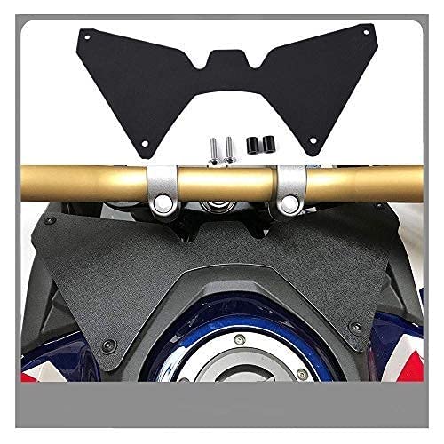 Dual-Sport Motorcycle Black Front Fork Forkshield Updraft Airflow Air Dam Fairing Wind Deflector Cover Reduce Vibration Buffeting For Crf1000L Crf 1000L Crf 1000 L Africa Twin 2016 2017 2018 2019 #TOP2