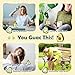 GiftMark Positive Avocado Emotional Cheer Support Crochet Mini Handmade Fall Thanksgiving Decor Christmas Birthday Gifts for Women Men Coworker Friends Teens Student