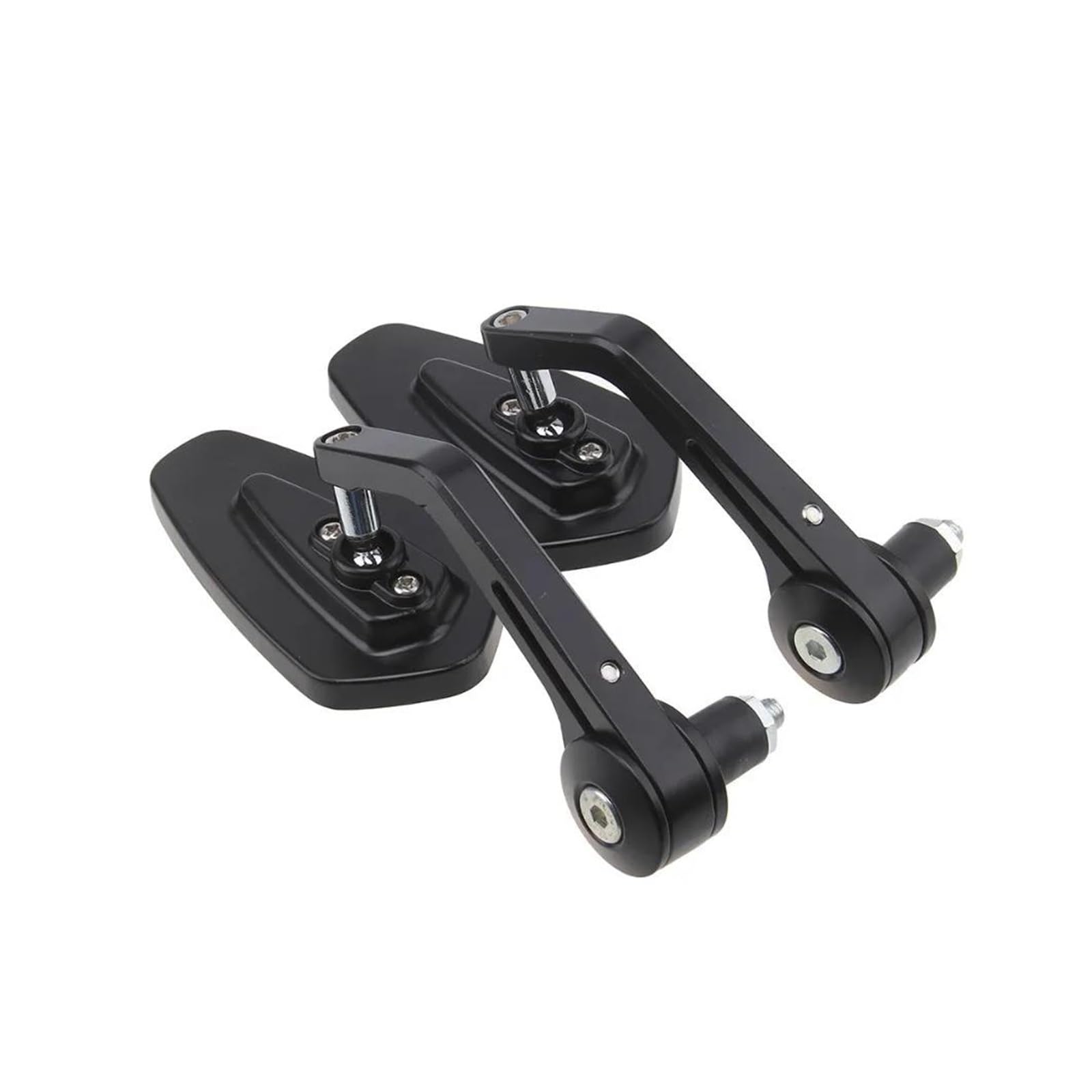 Lenkerendenspiegel Für Ducati Für Hypermotard 950 848 Für Scramble Universal 22 Mm Lenkerendenspiegel Motorrad Seitenrückspiegel Rückspiegel Seitenansicht am Lenker(Schwarz)