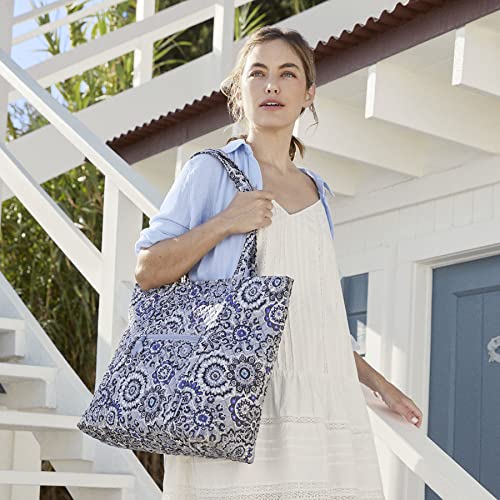 Image of Vera Bradley Women's Cotton Vera Tote Bag