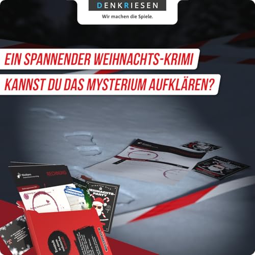 Stadtkrimis Exit Escape Stadtführung DENKRIESEN - Tatort Meer Weihnachten in Gefahr | Krimispiel für Erwachsene & Jugendliche | Detektivspiel ab 14 Jahren & ab 1 Spieler | Für Weihnachten und als Wichtelgeschenk | Wiederverwendbar